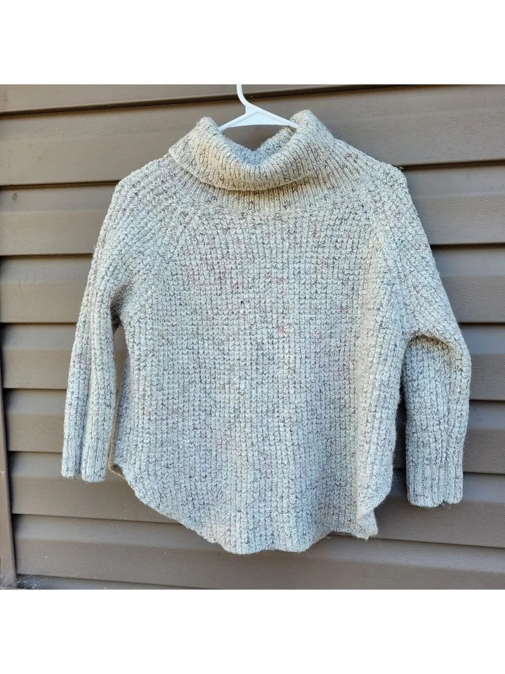 * HP* Free People Dylan Tweedy Turtleneck Pullover